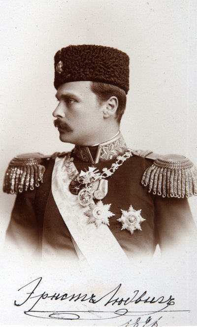 Ernest Louis I Groothertog van Hessen en bij de Rijn door Russian Photographer